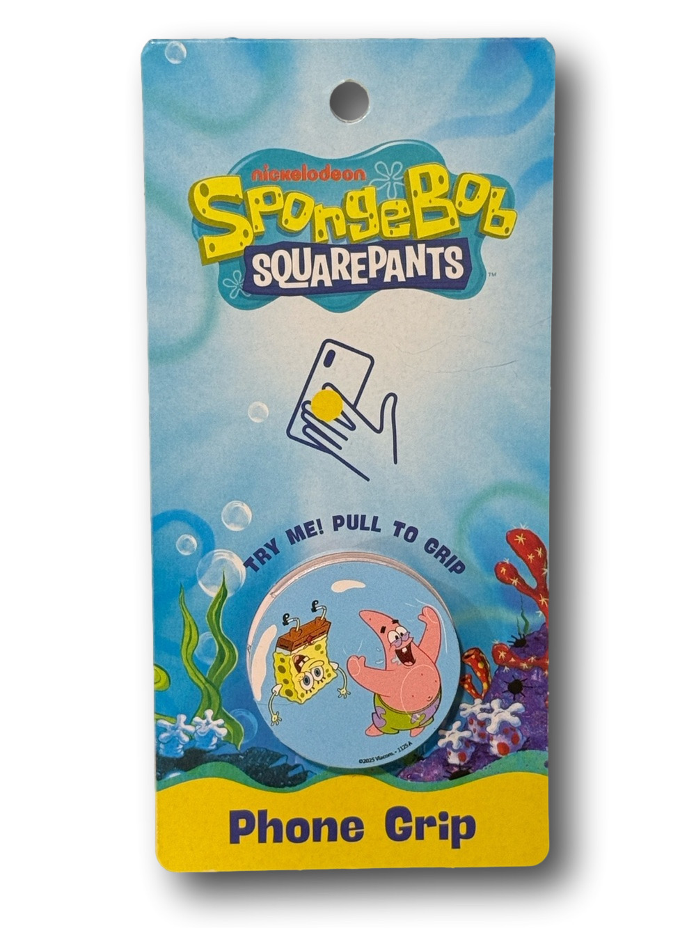 Nickelodeon Sponge Bob Squarepants Cell Phone Grip - NWT